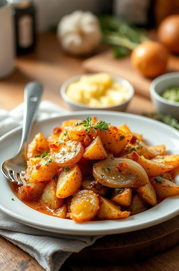 Crispy Oven-Fried Potatoes & Onions Recipe: The Ultimate Guide to Golden Perfection